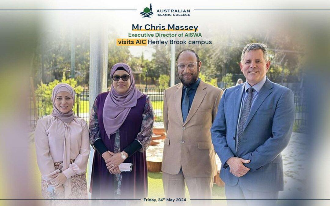 Mr. Chris Massey Visited the AIC Henley Brook