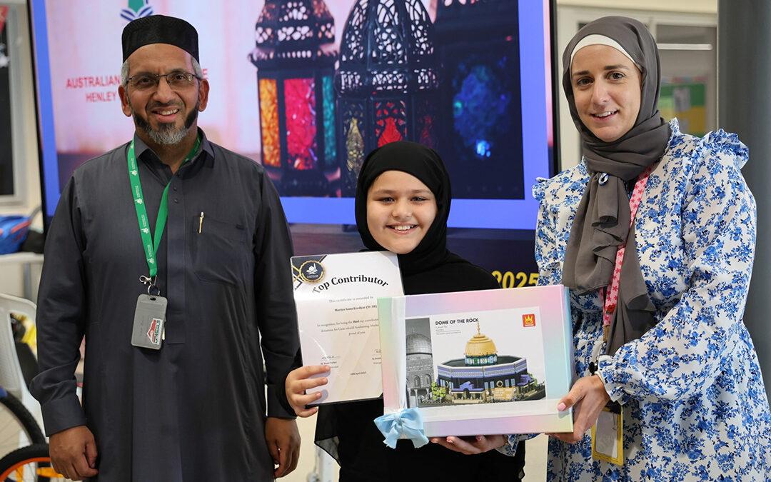 Australian Islamic College Raises $11,000 for Gaza Relief in School-Wide Fundraising Campaign